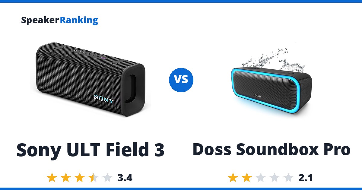 Sony ULT Field 3 vs Doss Soundbox Pro