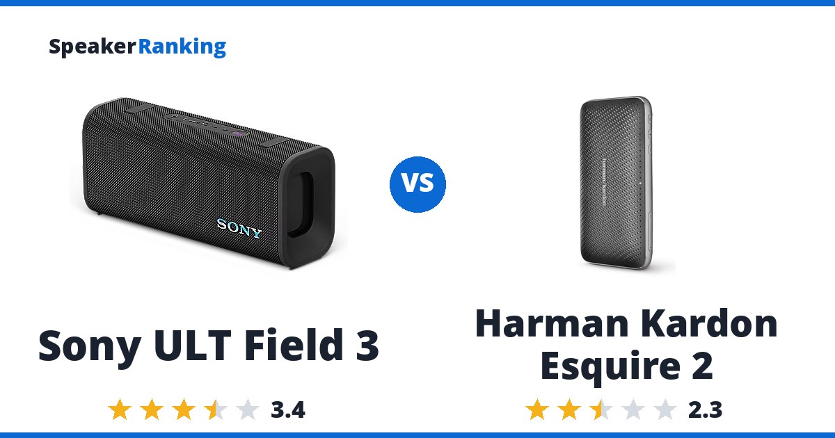 Sony ULT Field 3 vs Harman Kardon Esquire 2