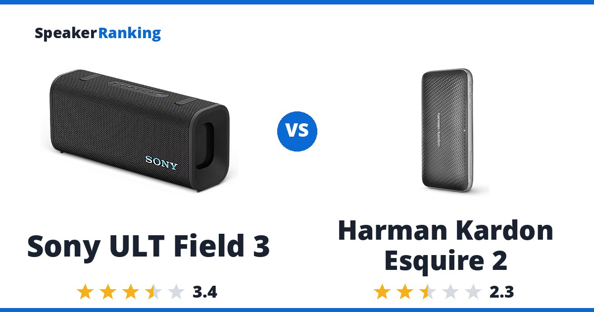 Sony ULT Field 3 vs Harman Kardon Esquire 2