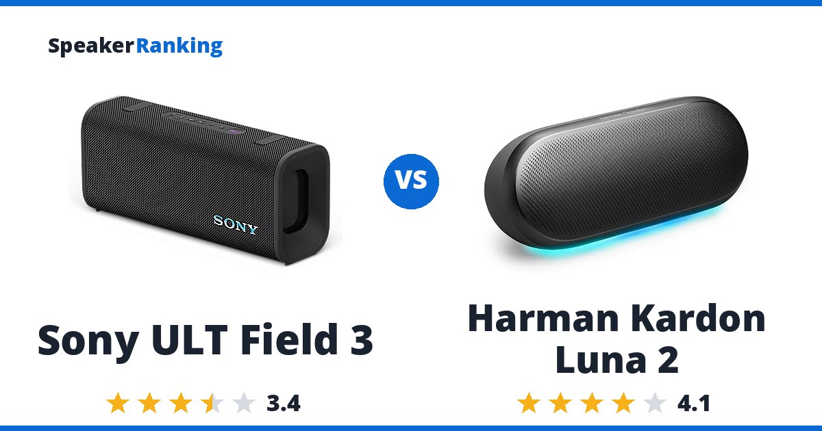 Sony ULT Field 3 vs Harman Kardon Luna 2