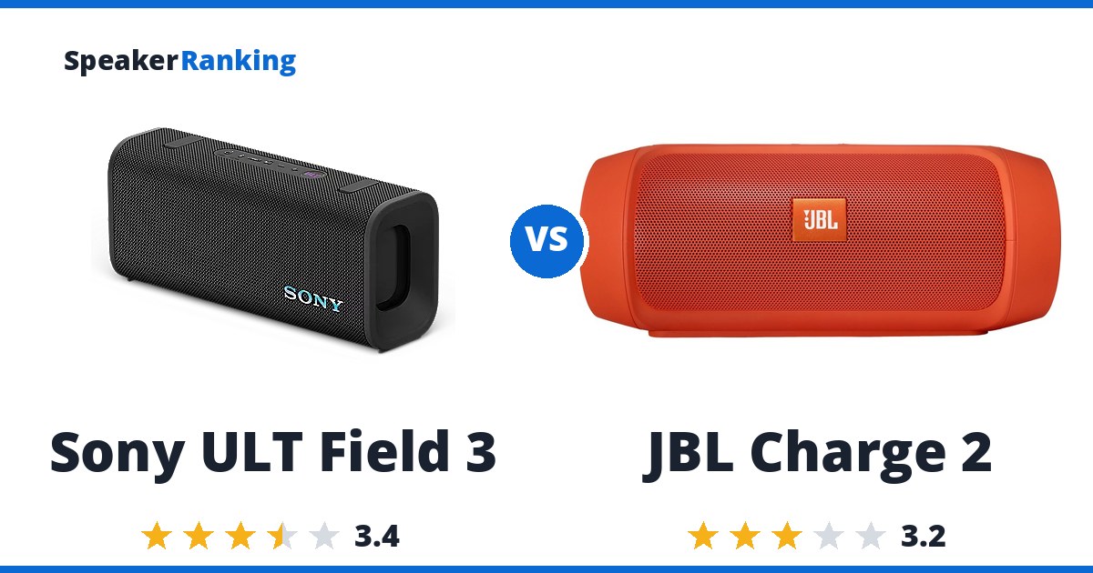 Sony ULT Field 3 vs JBL Charge 2