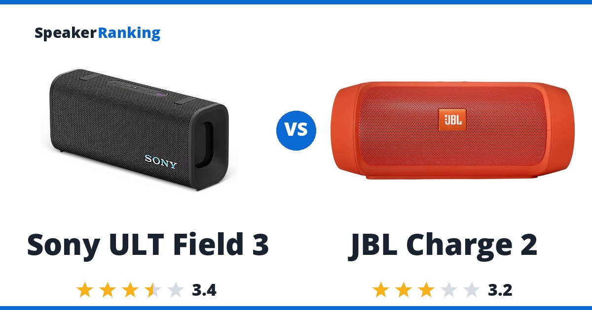 Sony ULT Field 3 vs JBL Charge 2