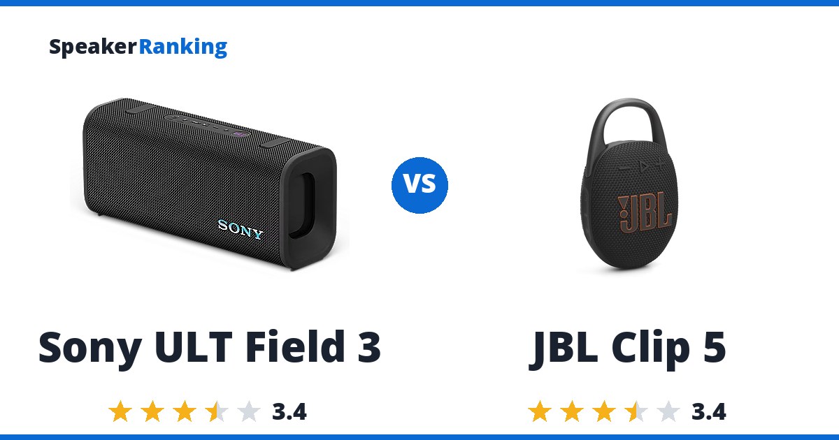 Sony ULT Field 3 vs JBL Clip 5