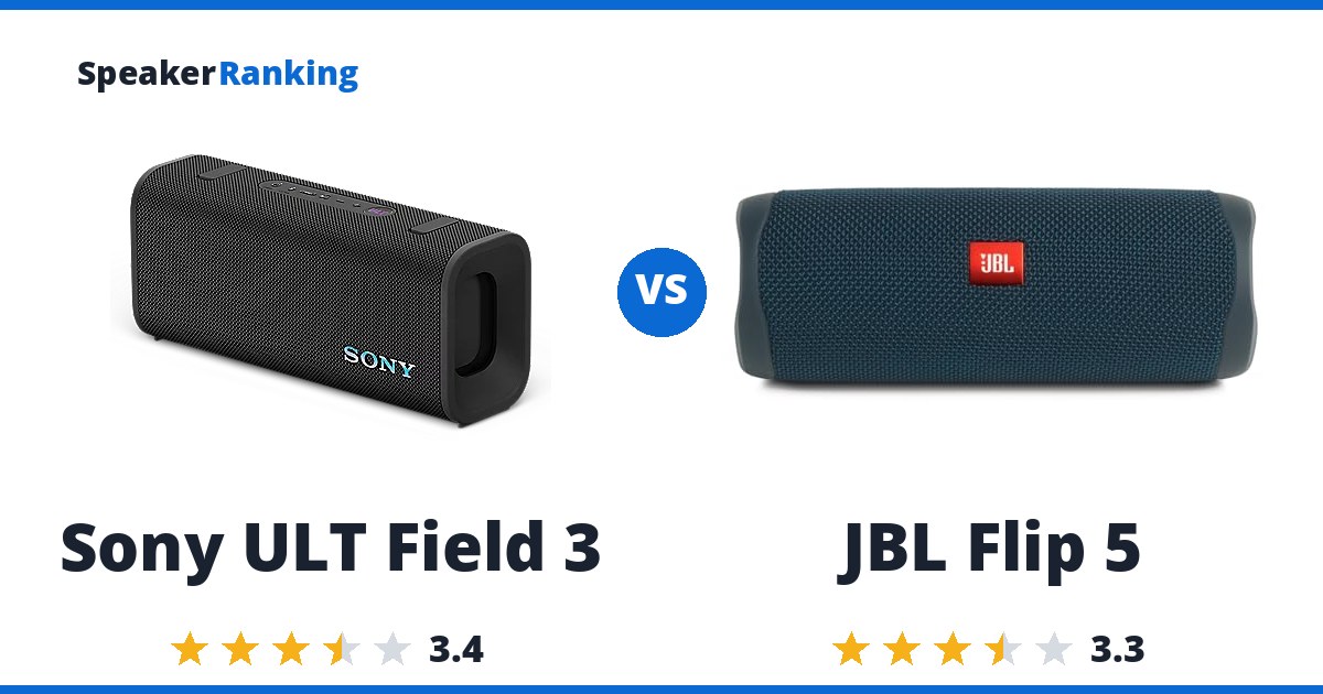 Sony ULT Field 3 vs JBL Flip 5