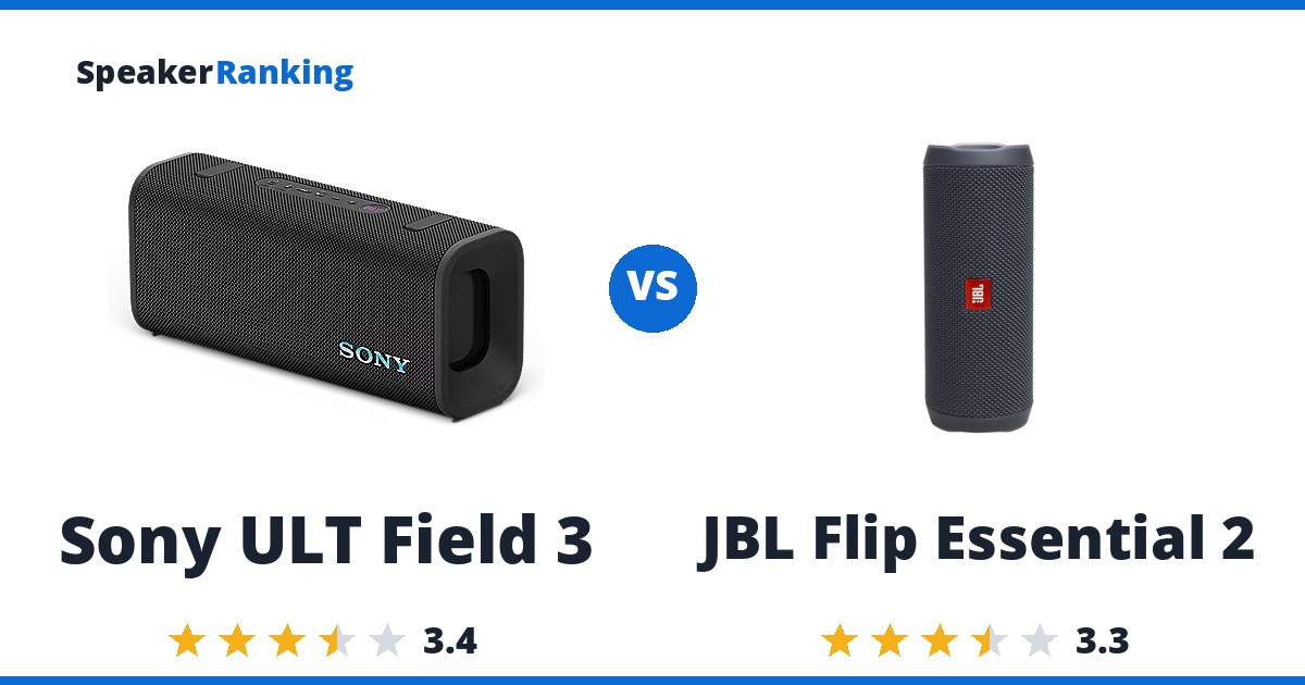 Sony ULT Field 3 vs JBL Flip Essential 2