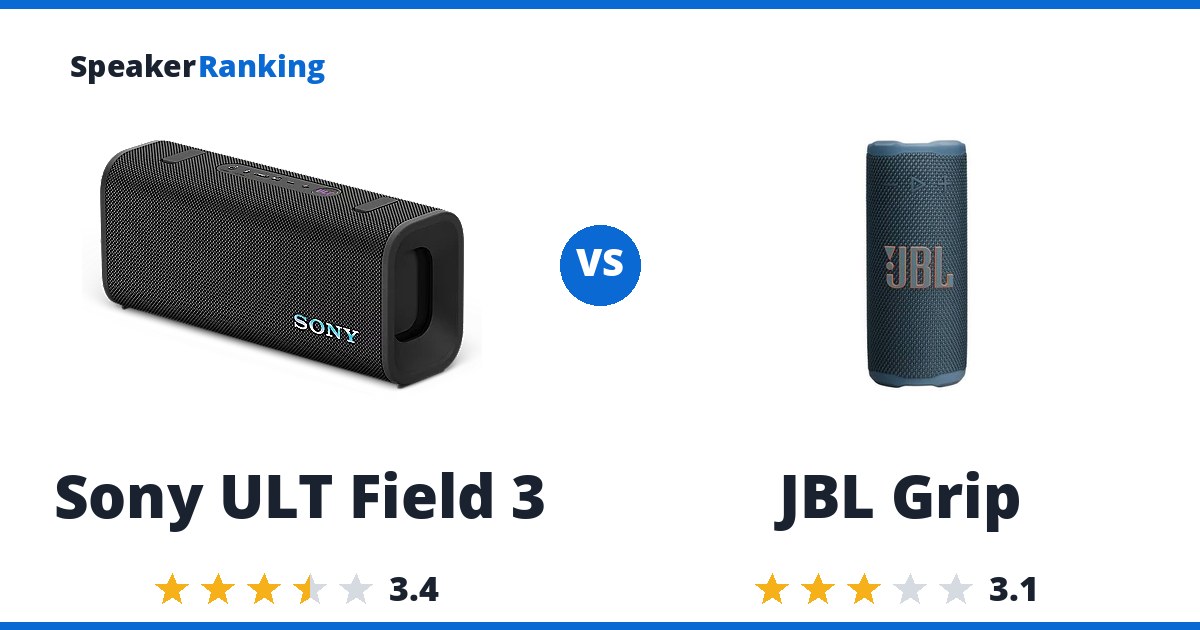 Sony ULT Field 3 vs JBL Grip