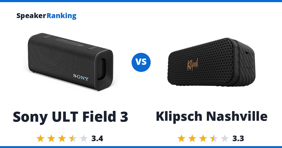 Sony ULT Field 3 vs Klipsch Nashville