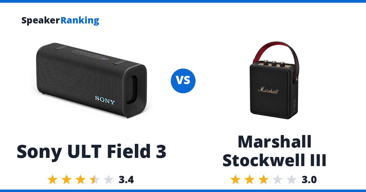 Sony ULT Field 3 vs Marshall Stockwell III