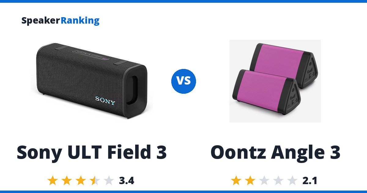 Sony ULT Field 3 vs Oontz Angle 3