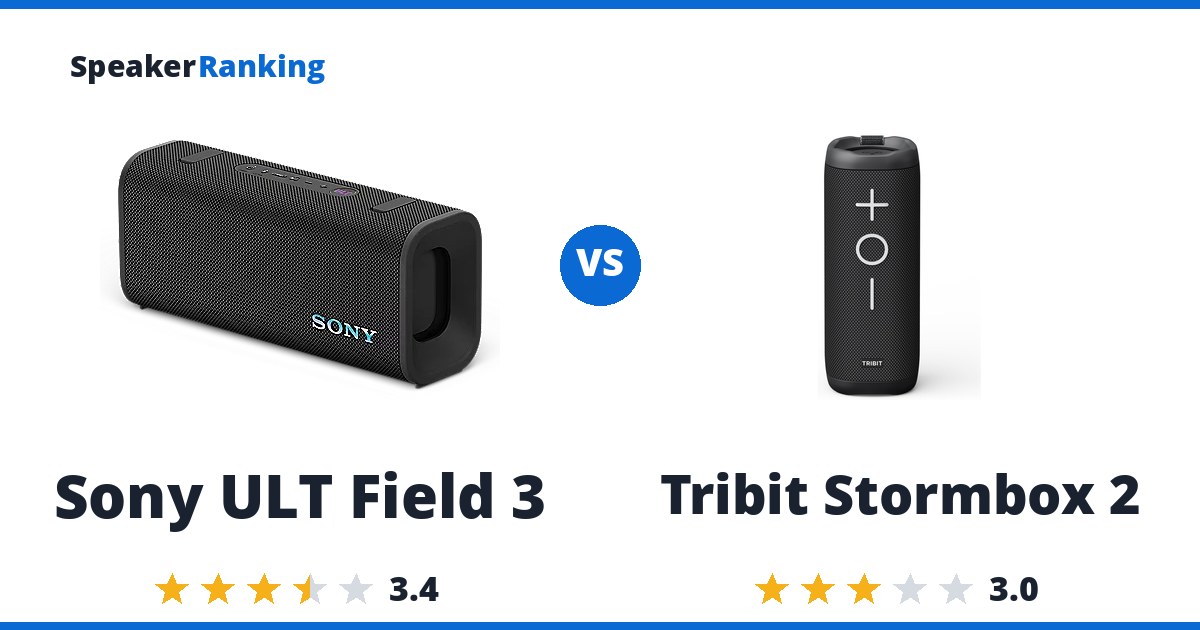 Sony ULT Field 3 vs Tribit Stormbox 2