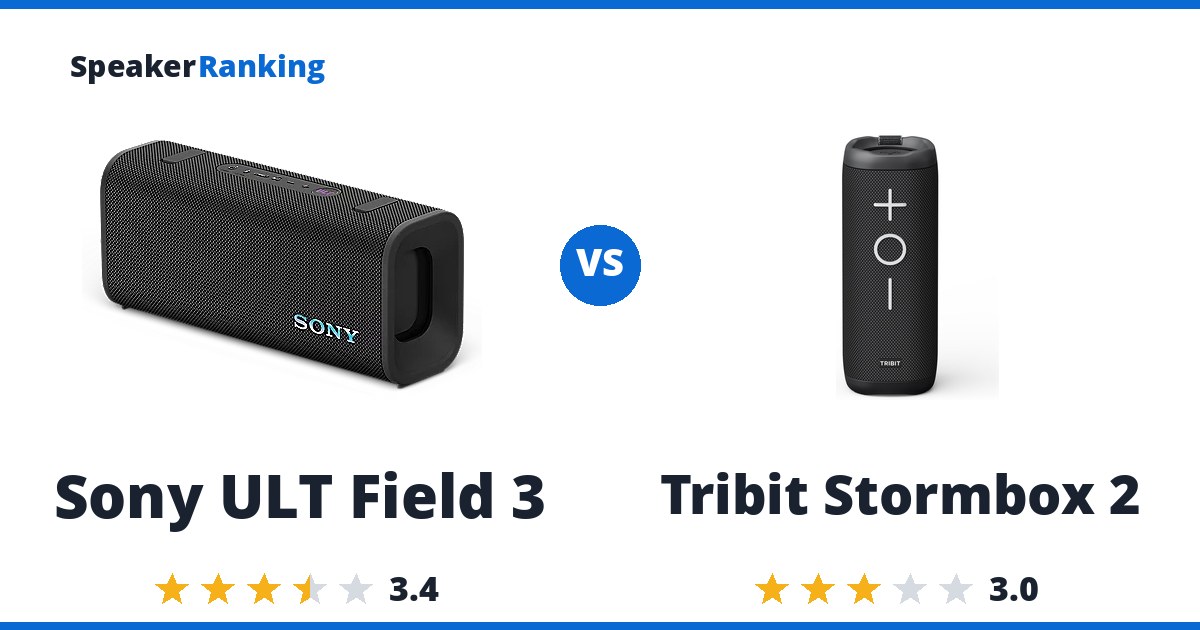 Sony ULT Field 3 vs Tribit Stormbox 2