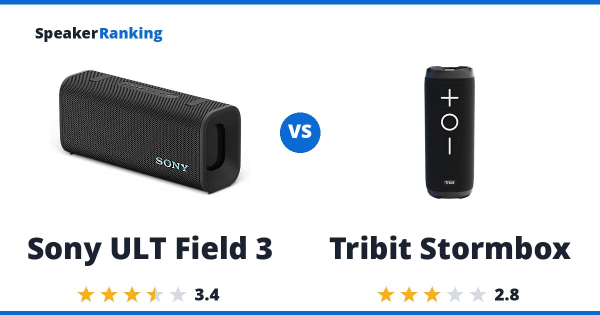 Sony ULT Field 3 vs Tribit Stormbox