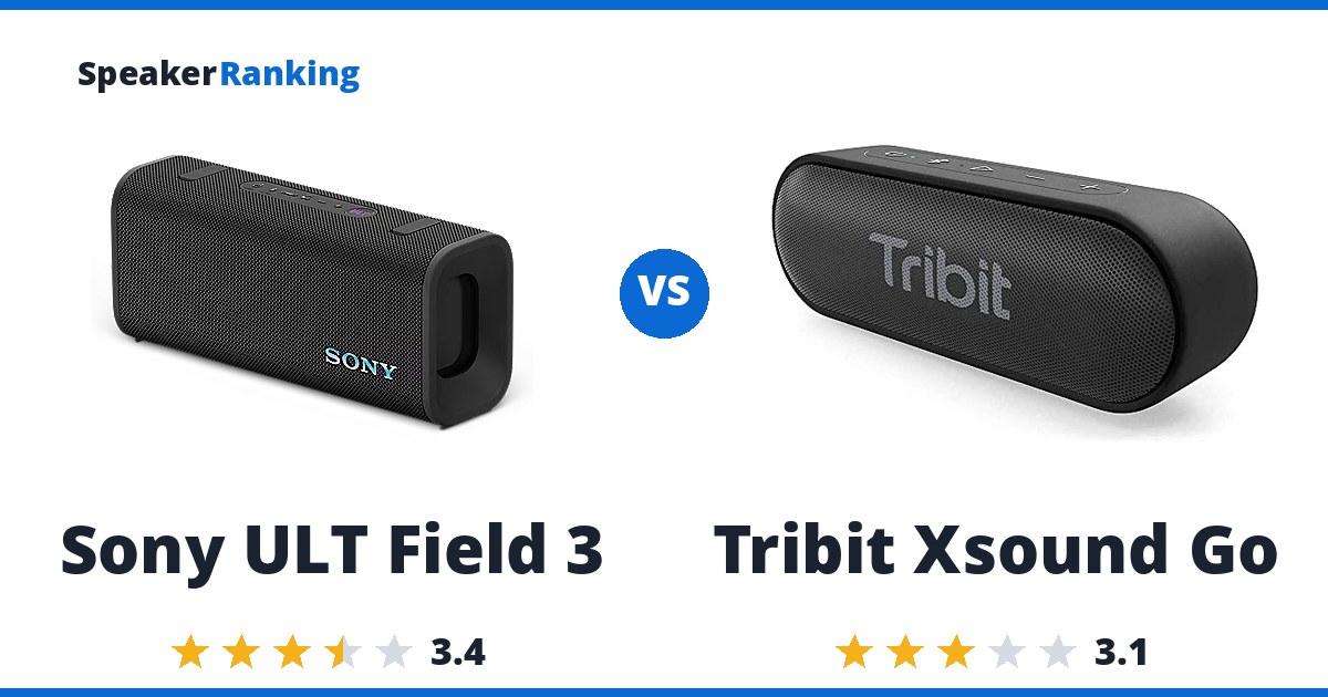 Sony ULT Field 3 vs Tribit Xsound Go
