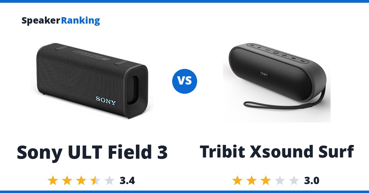 Sony ULT Field 3 vs Tribit Xsound Surf