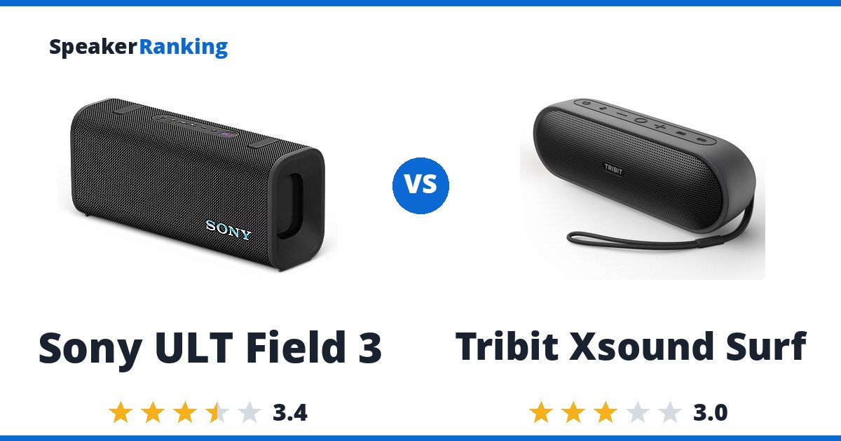 Sony ULT Field 3 vs Tribit Xsound Surf