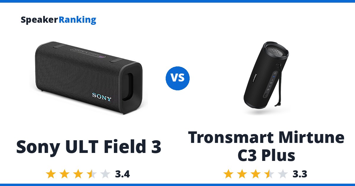 Sony ULT Field 3 vs Tronsmart Mirtune C3 Plus