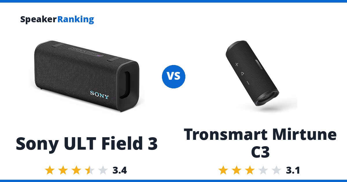 Sony ULT Field 3 vs Tronsmart Mirtune C3