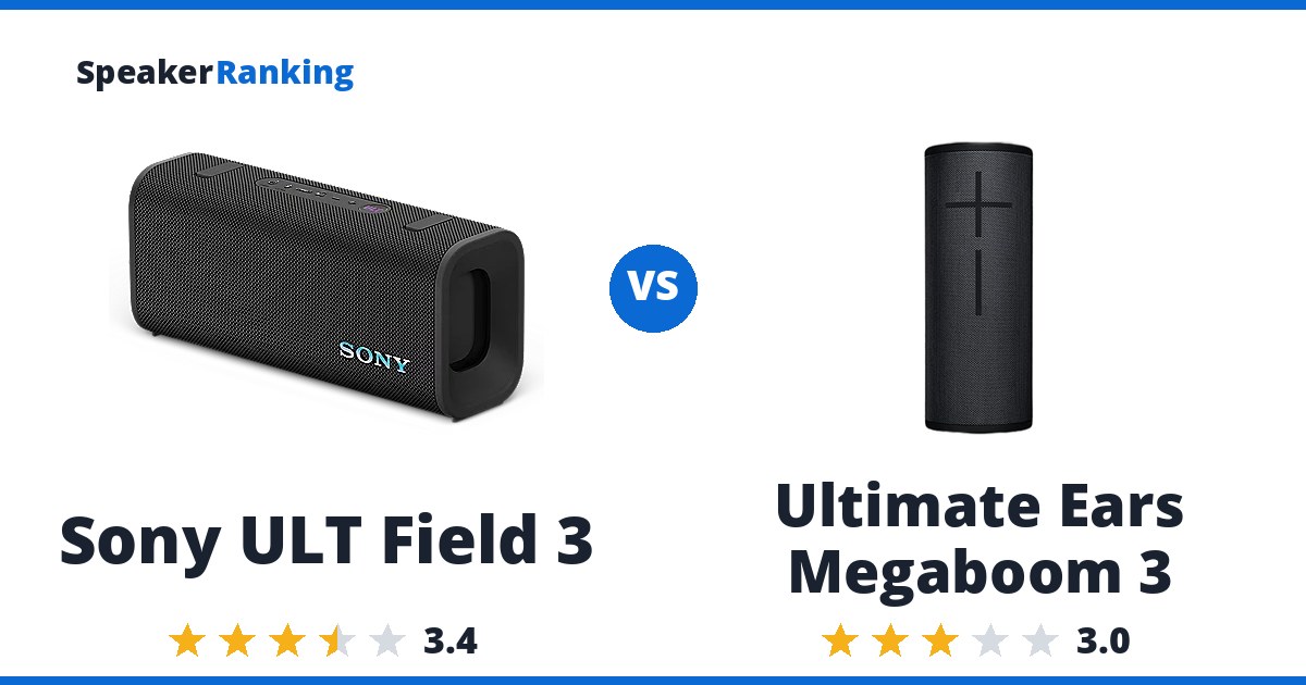 Sony ULT Field 3 vs Ultimate Ears Megaboom 3