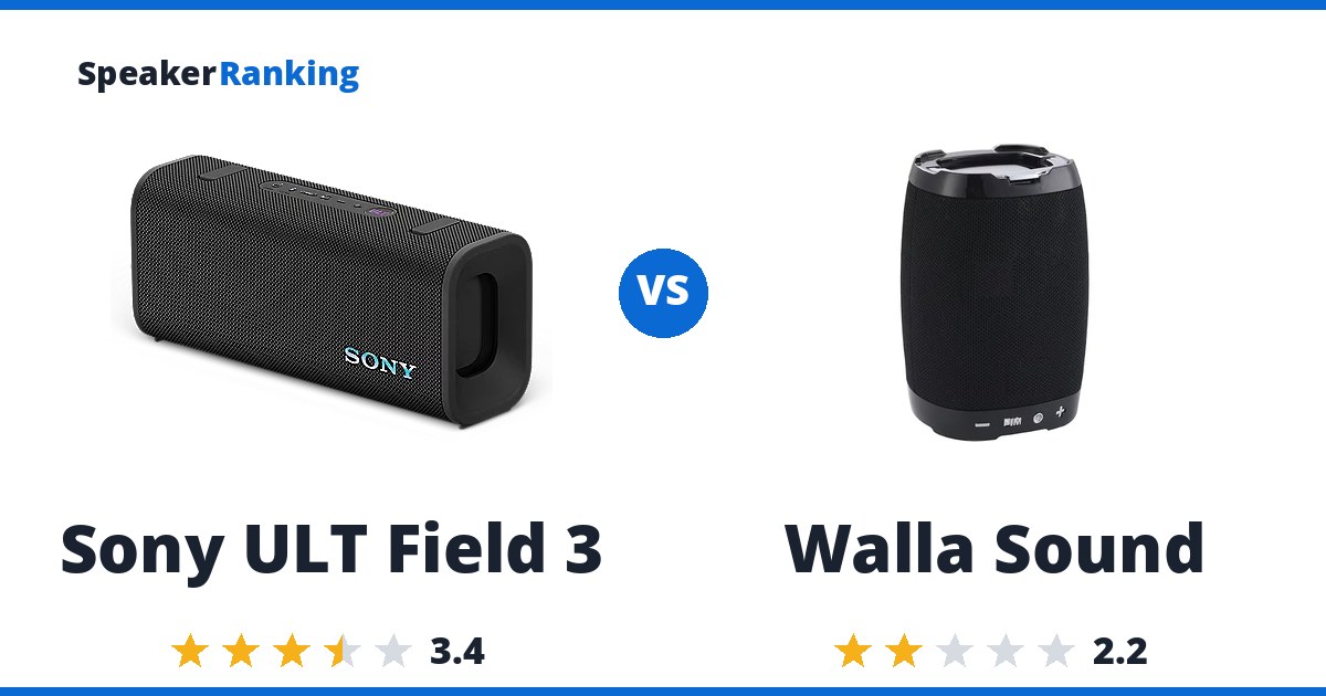 Sony ULT Field 3 vs Walla Sound