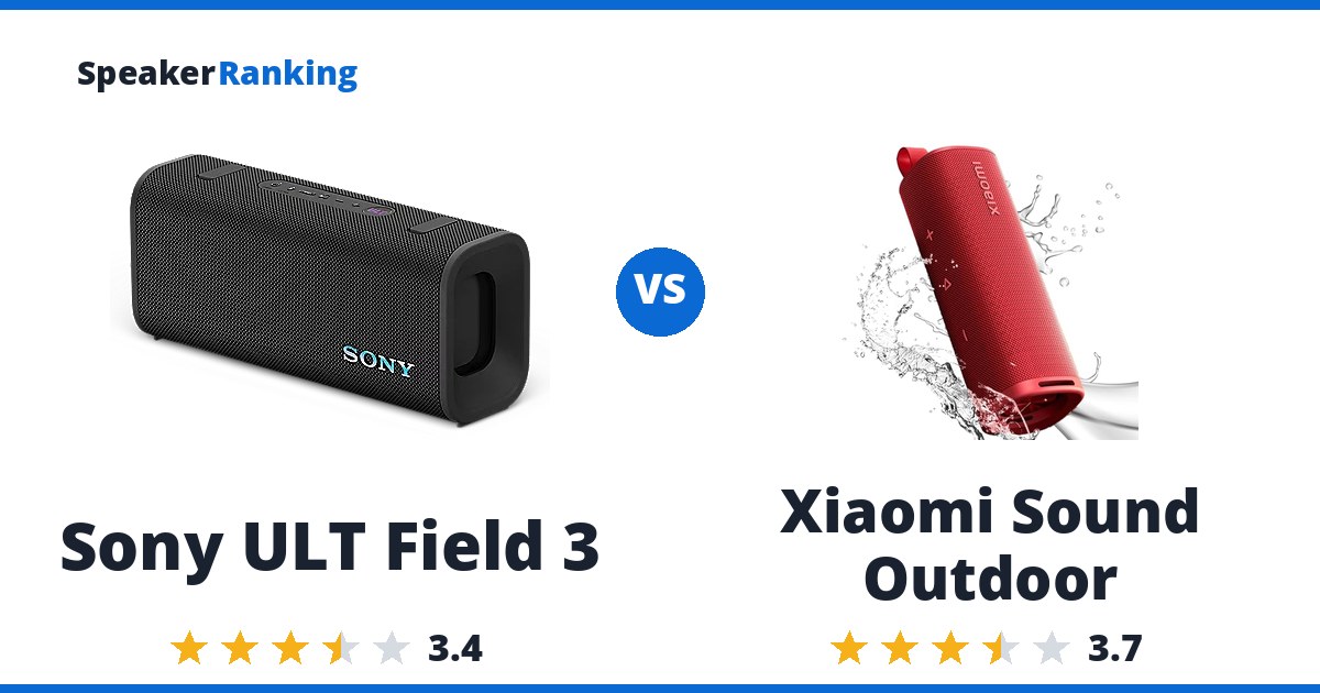Sony ULT Field 3 vs Xiaomi Sound Outdoor