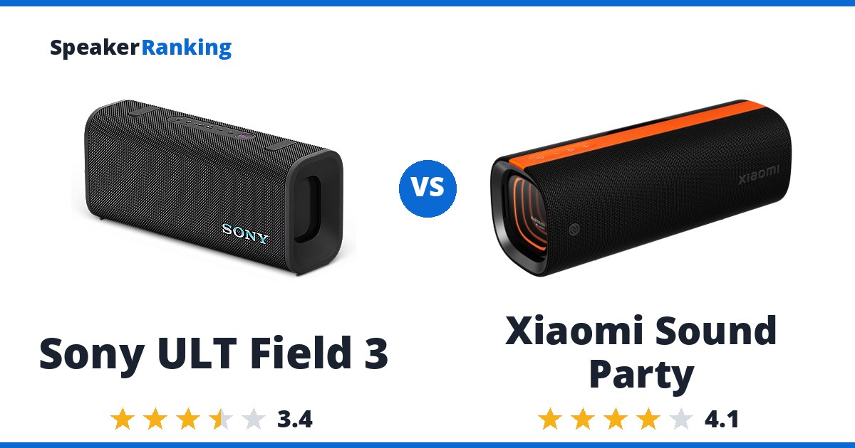 Sony ULT Field 3 vs Xiaomi Sound Party