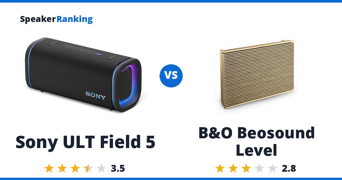Sony ULT Field 5 vs B&O Beosound Level