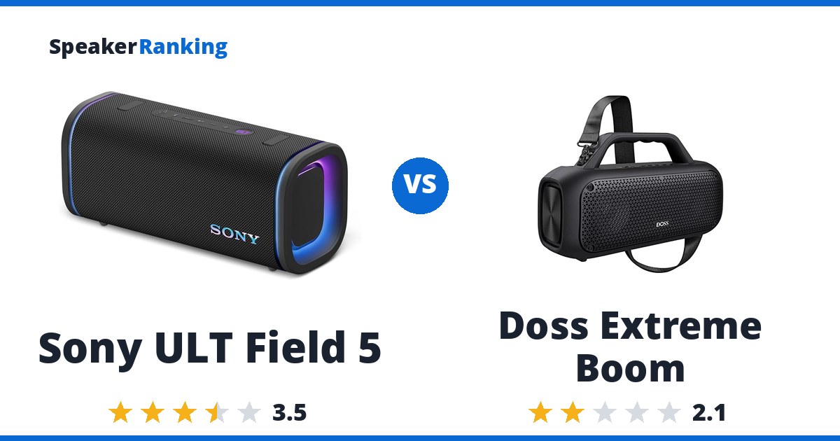Sony ULT Field 5 vs Doss Extreme Boom