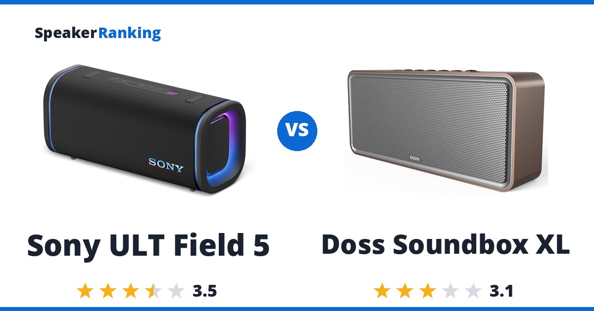 Sony ULT Field 5 vs Doss Soundbox XL