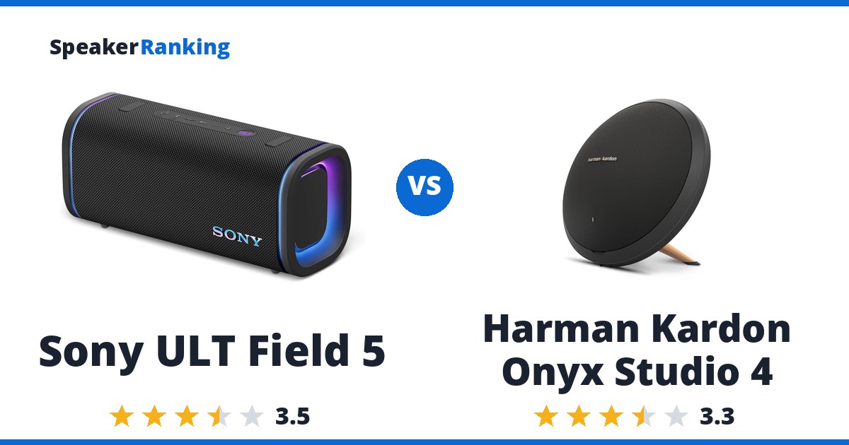 Sony ULT Field 5 vs Harman Kardon Onyx Studio 4