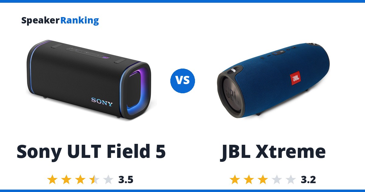 Sony ULT Field 5 vs JBL Xtreme
