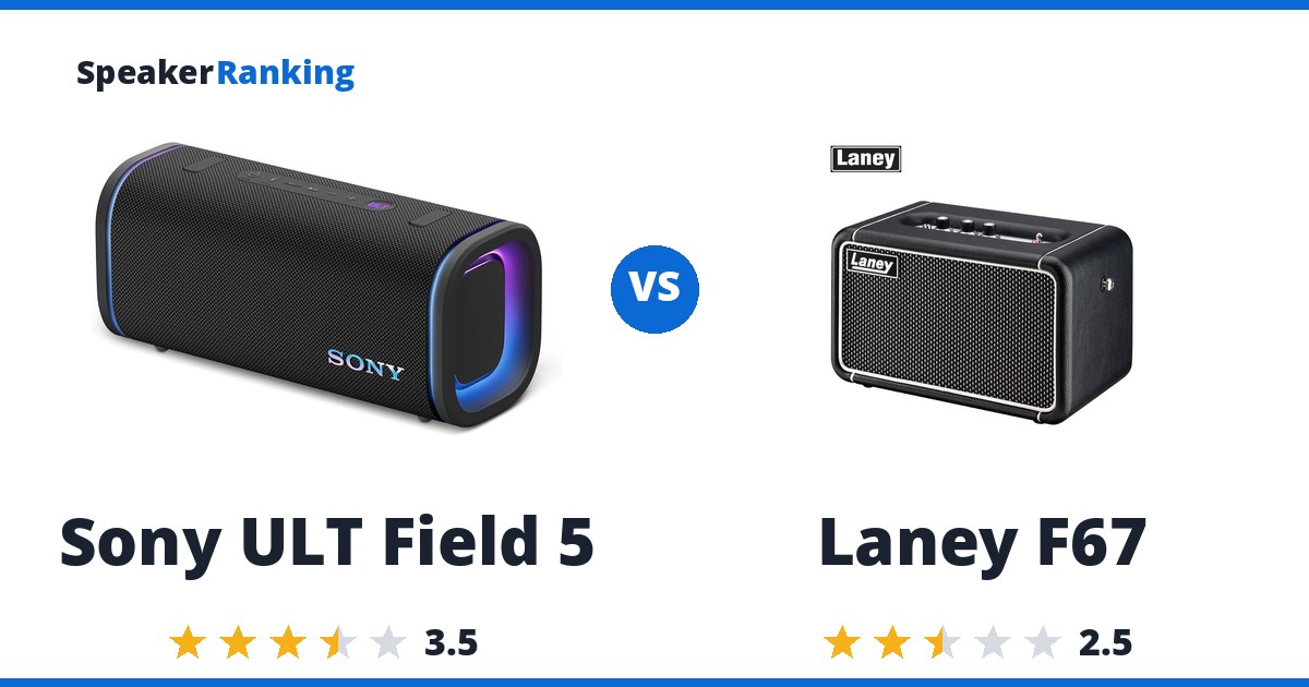 Sony ULT Field 5 vs Laney F67