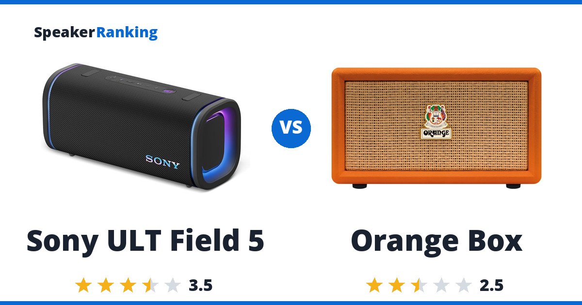Sony ULT Field 5 vs Orange Box