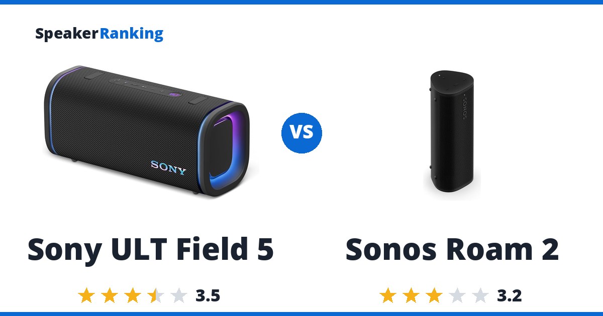 Sony ULT Field 5 vs Sonos Roam 2