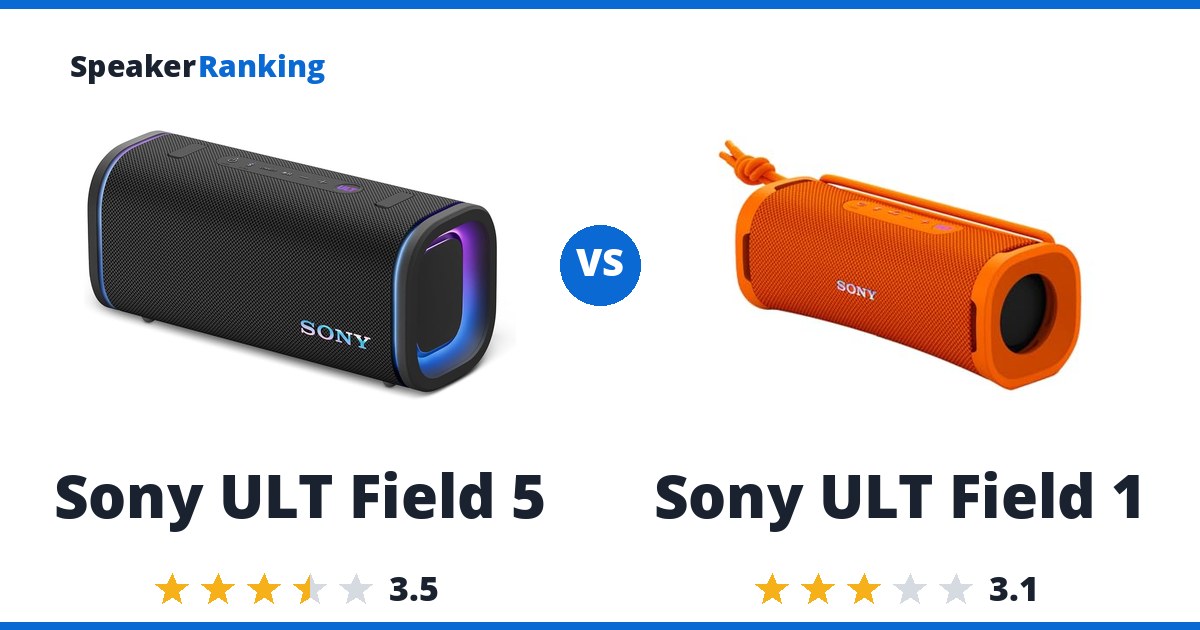 Sony ULT Field 5 vs Sony ULT Field 1