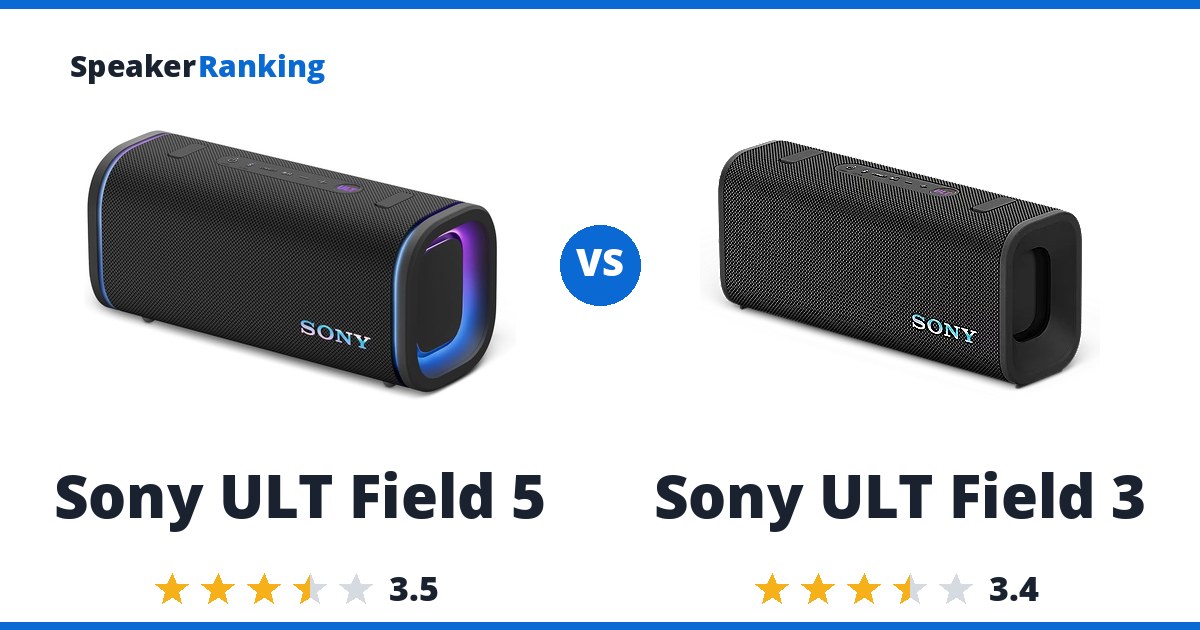 Sony ULT Field 5 vs Sony ULT Field 3