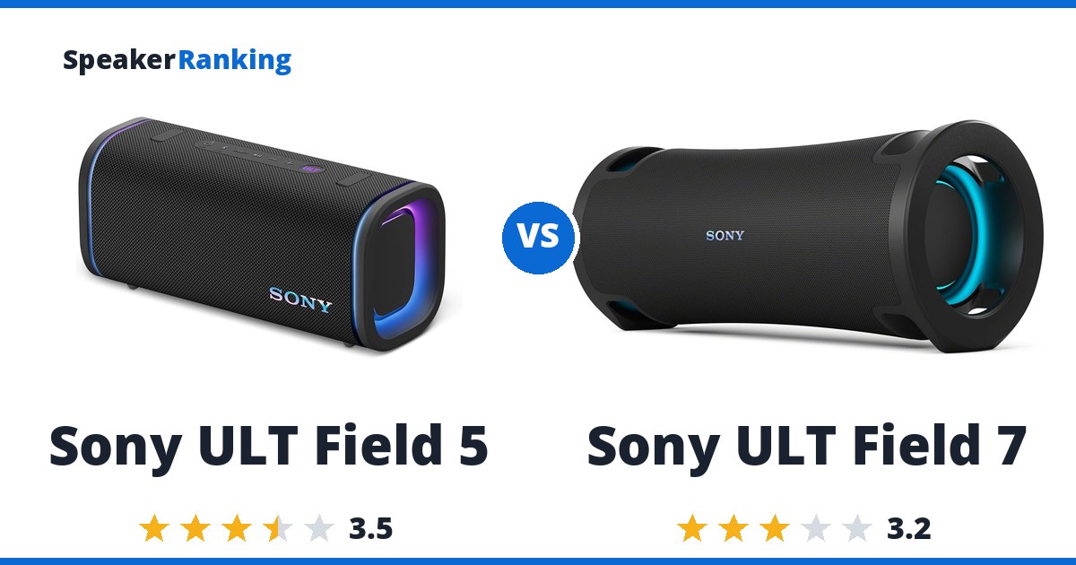 Sony ULT Field 5 vs Sony ULT Field 7