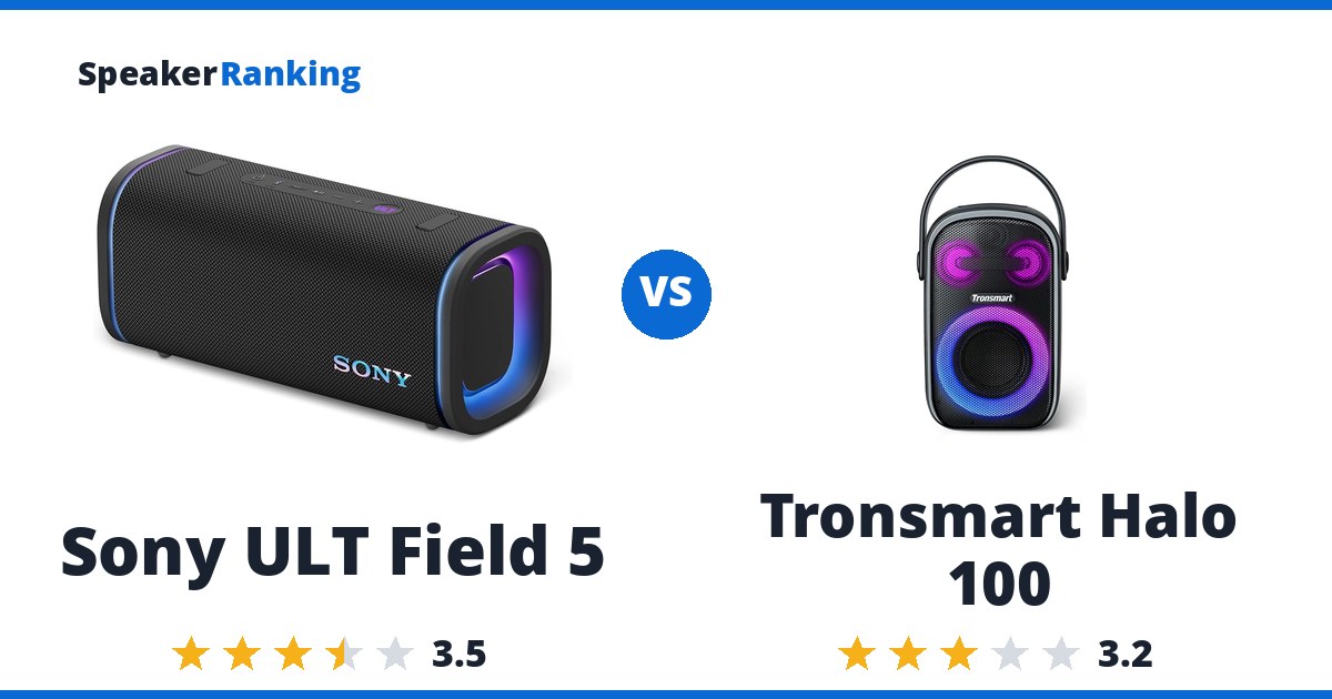 Sony ULT Field 5 vs Tronsmart Halo 100