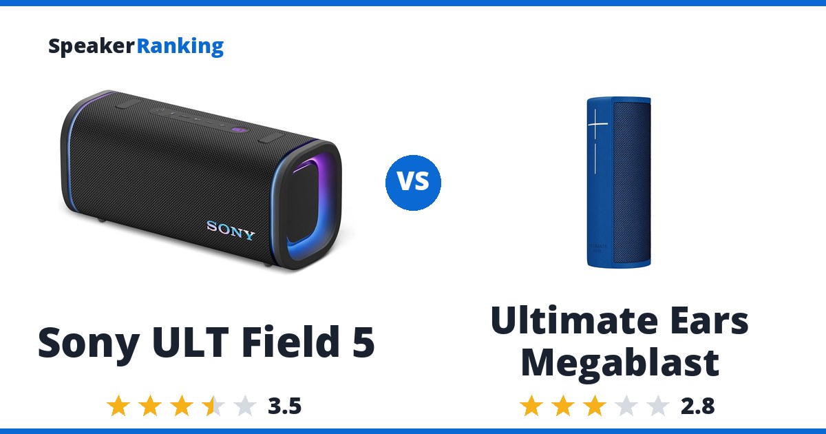 Sony ULT Field 5 vs Ultimate Ears Megablast