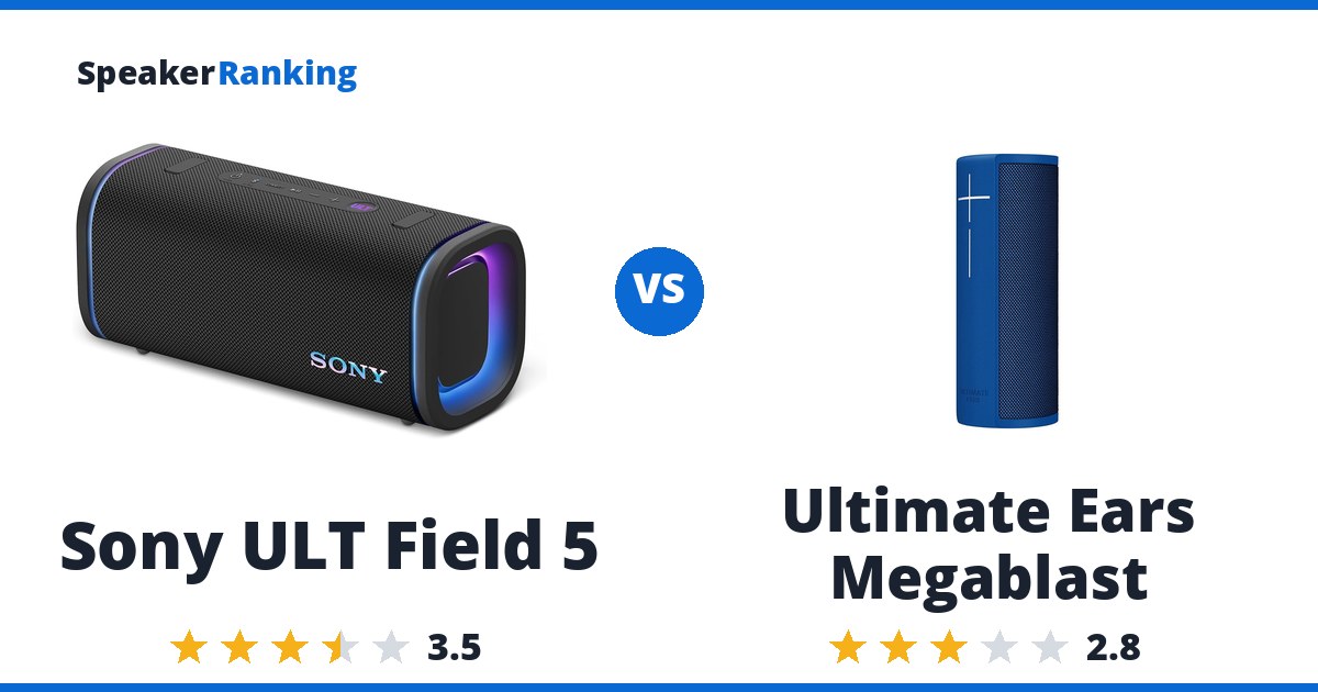 Sony ULT Field 5 vs Ultimate Ears Megablast