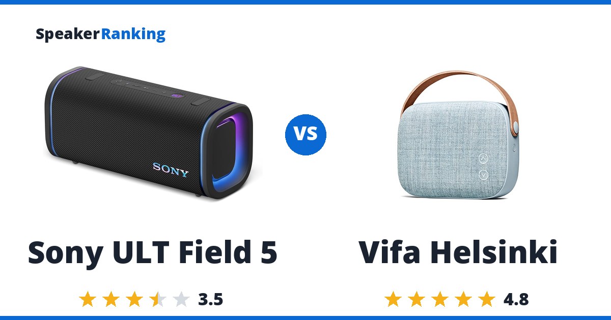 Sony ULT Field 5 vs Vifa Helsinki
