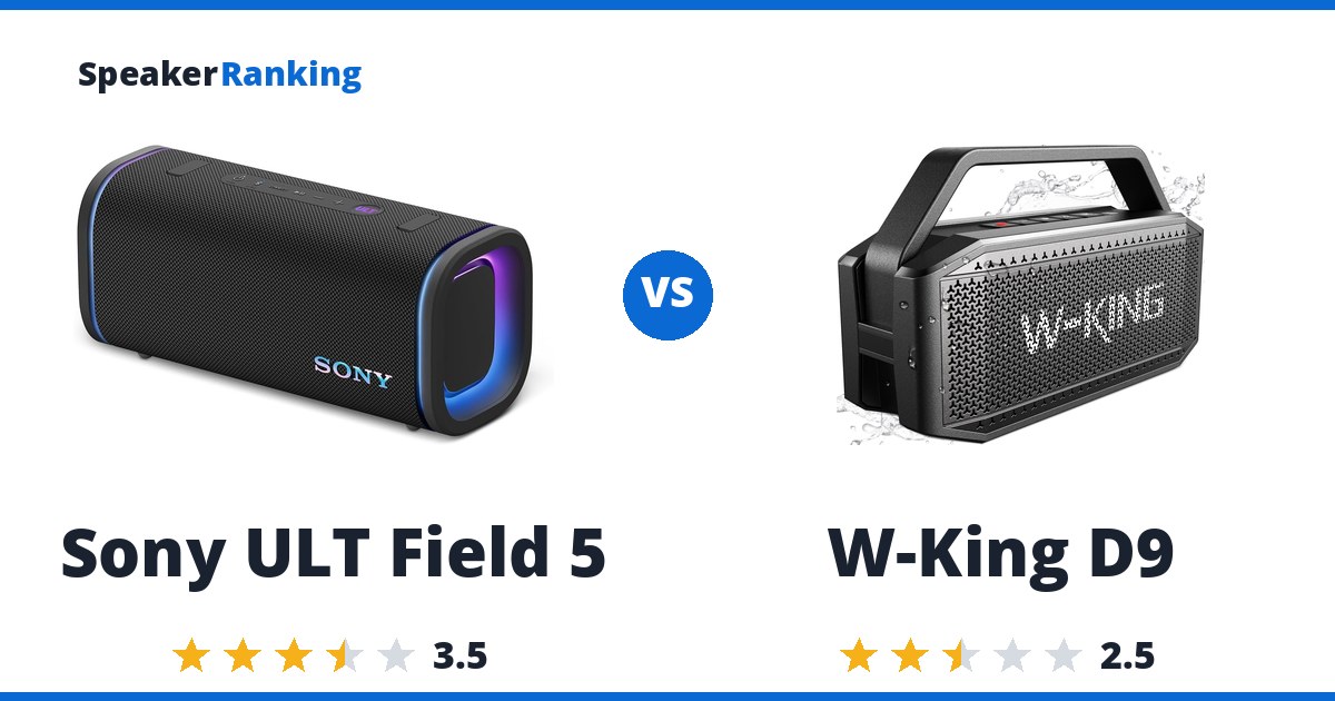 Sony ULT Field 5 vs W-King D9