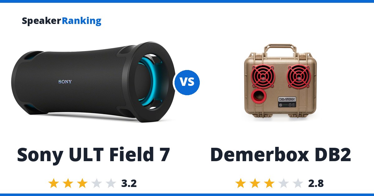 Sony ULT Field 7 vs Demerbox DB2