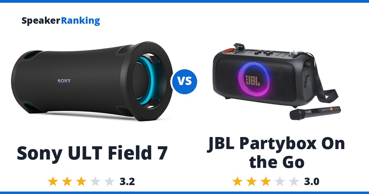 Sony ULT Field 7 vs JBL Partybox On the Go