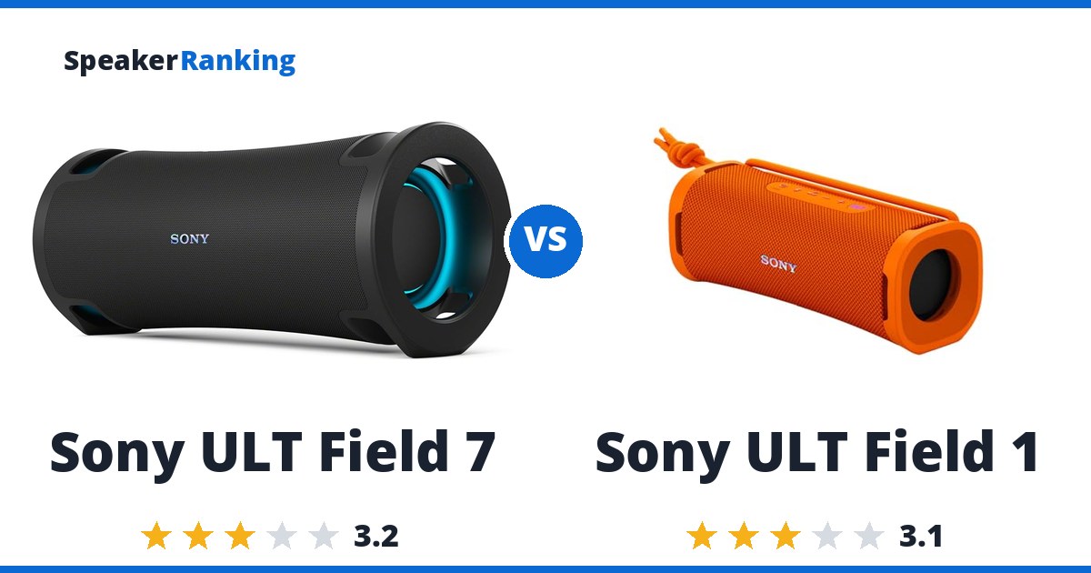 Sony ULT Field 7 vs Sony ULT Field 1
