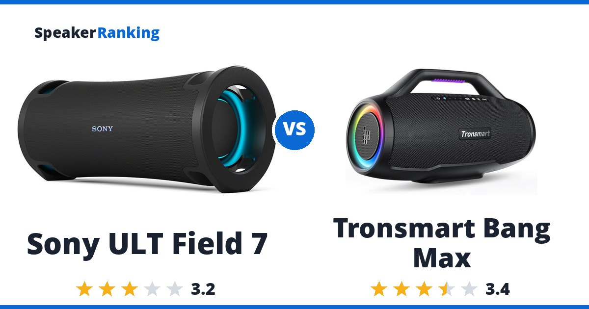 Sony ULT Field 7 vs Tronsmart Bang Max
