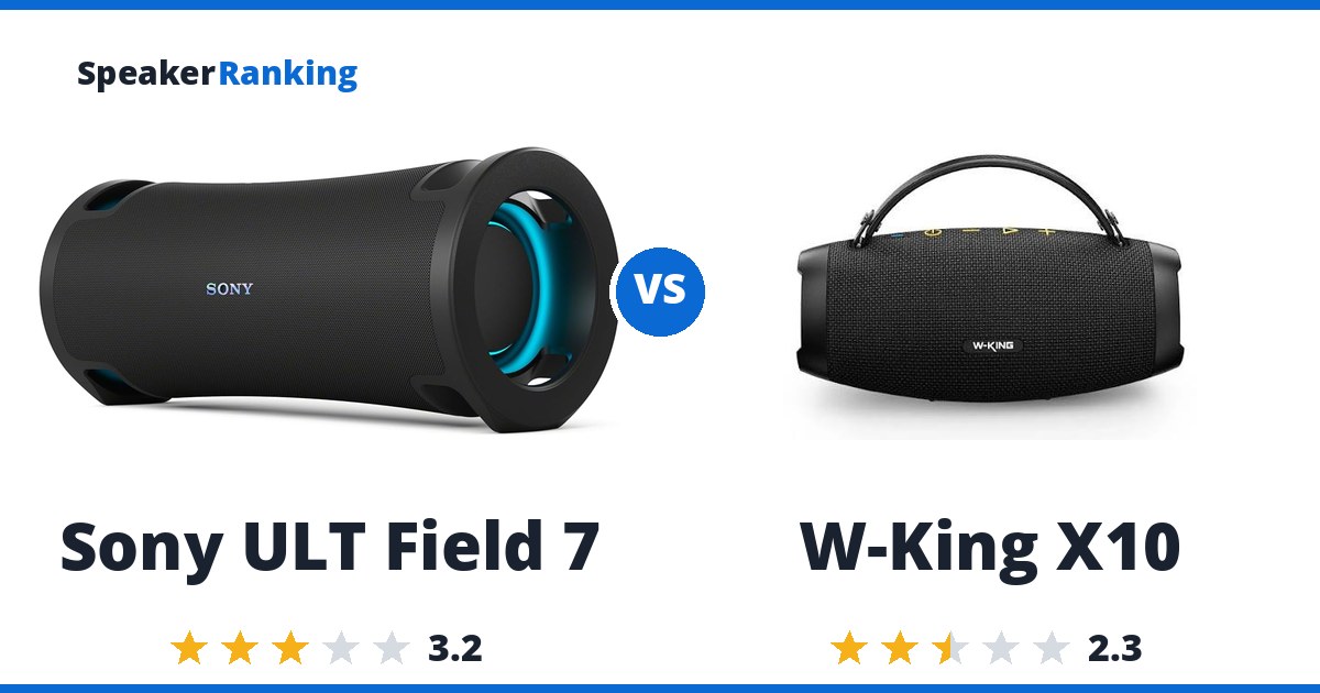 Sony ULT Field 7 vs W-King X10