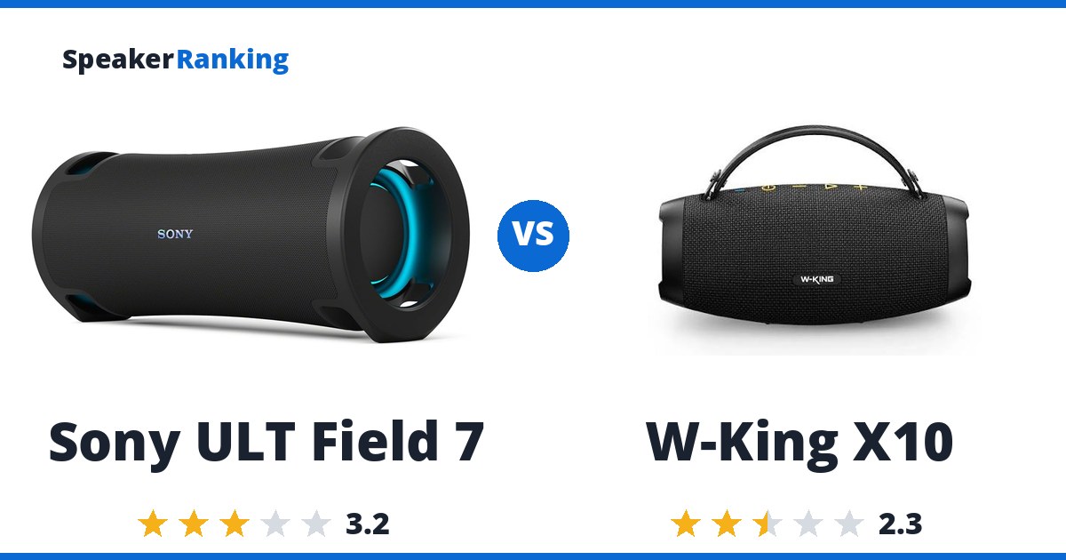 Sony ULT Field 7 vs W-King X10