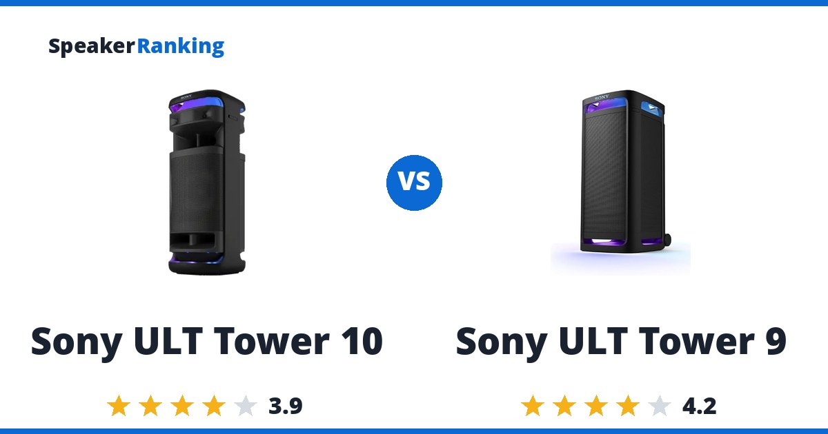 Sony ULT Tower 10 vs Sony ULT Tower 9