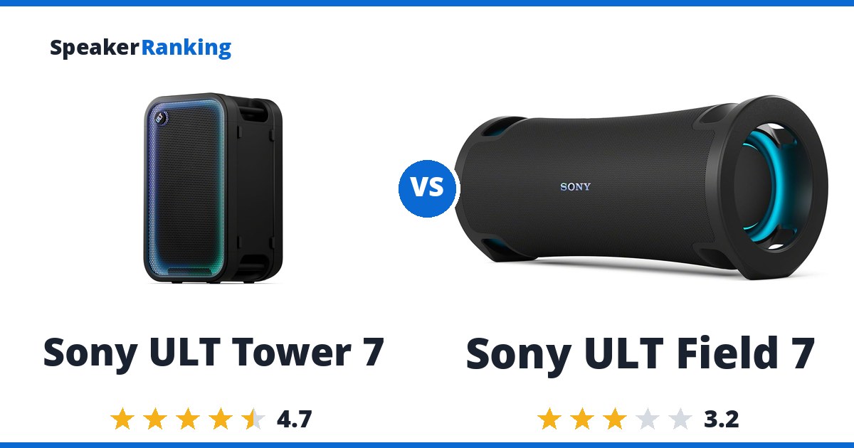 Sony ULT Tower 7 vs Sony ULT Field 7