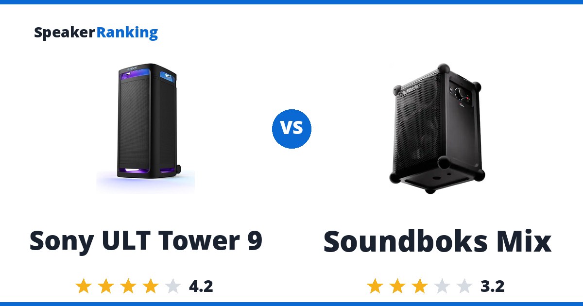 Sony ULT Tower 9 vs Soundboks Mix